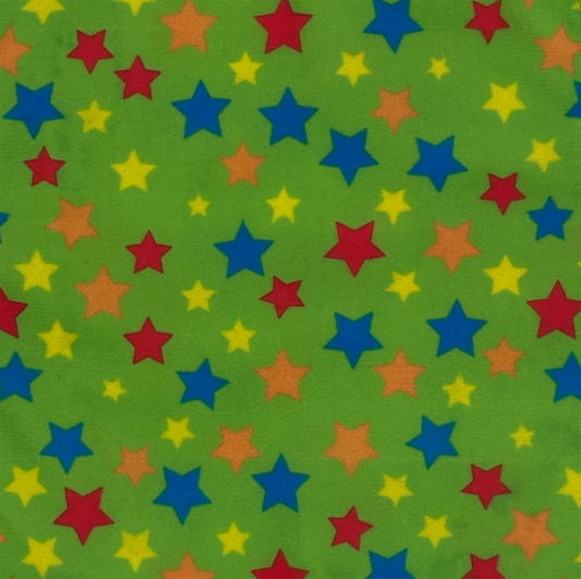 Green Stars Pattern Baby Paper