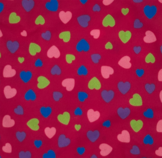 Pink Hearts Pattern Baby Paper