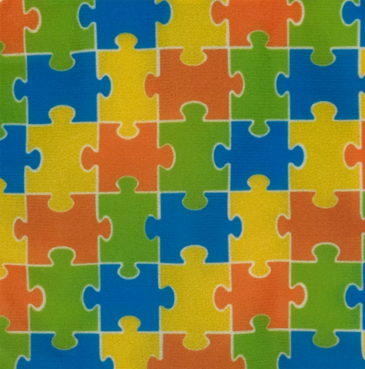 Puzzle Pattern Baby Paper