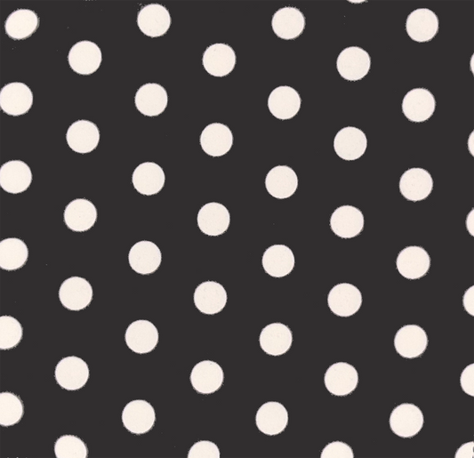 White/Black Dot Pattern Baby Paper