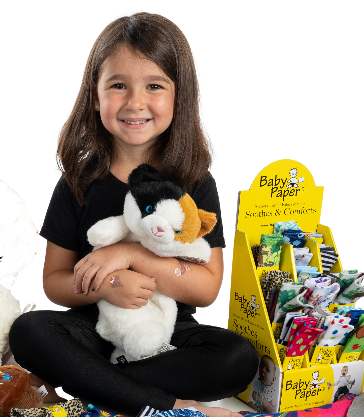 Crinkle Cuddler-Sensory Plush Cat