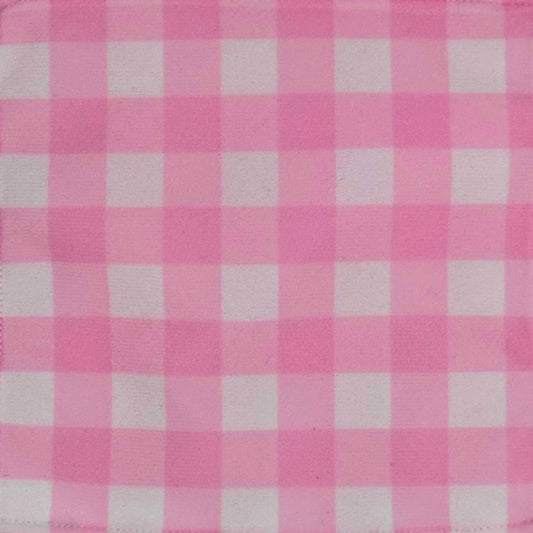 Gingham Pink Pattern Baby Paper