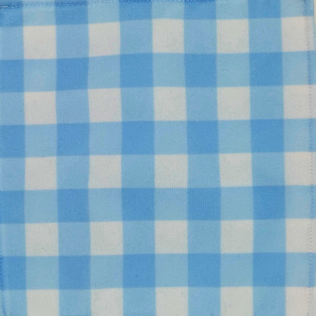 Gingham Blue Pattern Baby Paper