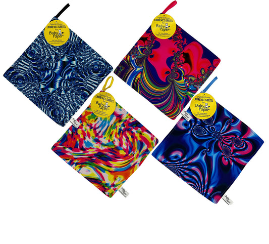 Larger Sized Baby Paper-Whirly Whirl by Laurence Gartel